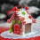 Tiny Church Model for Winter Christmas Village Scene 3