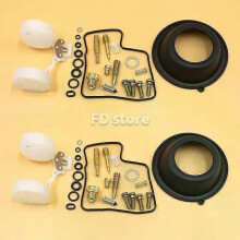 (2 Sets A) Passender Vergaser-Reparatursatz für Honda VT1100C Shadow Spirit VT1100 C 1997-2005 Vergaser-Vakuum