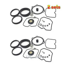 (2 Sets) Passender Vergaser-Reparatursatz Keihin CV Beschleunigerpumpen-Dichtungssatz für Harley Davidson
