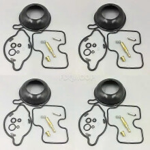 (4er-Set A) Passender Vergaser-Reparatursatz für Honda CB600F 1998-2006 CB 600 CB600 F 600F Motorrad