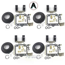 (4 Sets A) Passend für Suzuki GS550 80-82 GS550M GS550T GS550EL GS850G GS850GL 80-83 Vergaser-Reparaturmembran