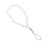 White Crystal Phone Lanyard Chain Decoration Style 5