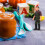 Brown Plastic Farmer Tools Model 1Set Decorative Play Elements 4