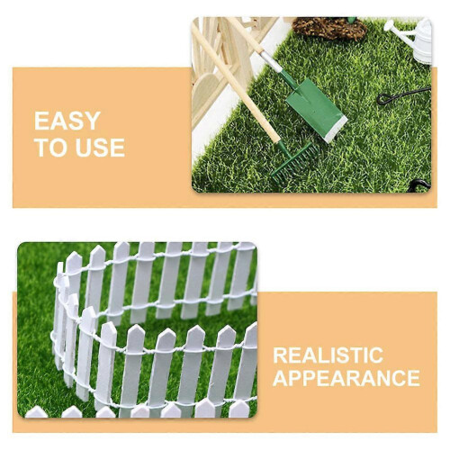 Miniature Farm Tools Simulation Set for Dollhouse Garden Decor 1Set 2