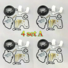 (4er-Set A) Passender Vergaser-Reparatur- und Schwimmersatz für Honda MAGNA 750 VF750C VF750 VF 1994-2003