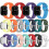 Pulseira de silicone macia e flexível ajustável, compatível com Xplora X6 Play, confortável e resistente, azul leve 2