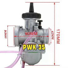 (PWK 35) Passend für PWK 35 mm und 38 mm KEIHIN Vergaser Air Striker Universal 2T 4T Motor Motorrad