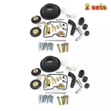 (2 Sets) Passender Vergaser-Reparatursatz für Kawasaki Vulcan VN800 1995-2006 Drifter Keihin mit Luftfilter