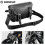 Applicable Motorcycle PU Front Fork Bag NICECNC Leather Handlebar Waterproof Universal Tool Sissy Bar 1