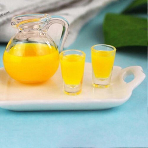 Mini Juice Cup Dollhouse Decoration Model 1Set 2