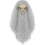 (Gray wig) Gray Hobbit Cosplay Wig & Beard Set 2