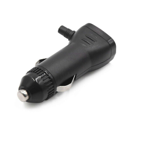 Autohaux Μαύρο 12V 24V Πρίζα Αναπτήρα Αυτοκινήτου Διακόπτης On Off Βύσμα Μετ