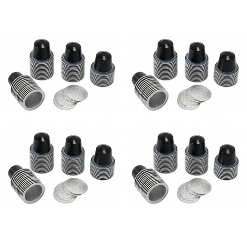 200 Sets Refillable Coffee Capsules Cup Disposable Coffee Capsules Packaging Cafe Supplies for  Black
