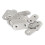 Stainless Steel Flat Bracket Straight Mending Fixing Plates 40mm 120pcs 4