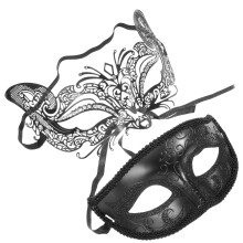 2St Stijlvolle Zwarte Masker Carnavals- En Balfeesten