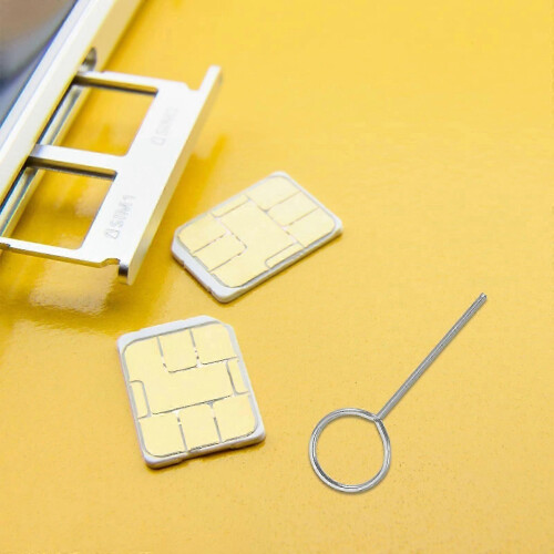 100Pcs Stainless Steel SIM Card Tray Ejector Pins for Cell Phones 1