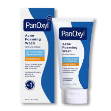 PanOxyl Acne Foaming Wash Benzoyl Peroxide 10 Maximum Strength Antimicrobial 55 Oz