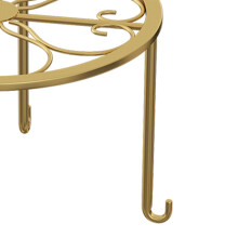 2X Floor Iron Pot Plant Stand Flower Shelf Holder Garden Shelves Garden Plant Balcony Round Rack Home Decor