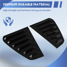 Car Rear Side Window Louvers, for 7 R MK 7 7.5 2013-2020 Racing Style Window Blinds Air Vent Scoop Cover Black