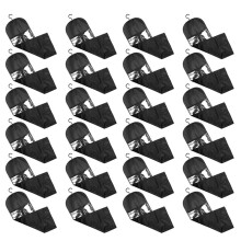 24PCS Hair Extension Holder Wig Storage for Multiple Wigs Holder Wig Bags Storage with Hanger Hair Extension Storage