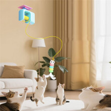 Interactive Cat Toys for Indoor Cats,Self Fun and Relaxing Cat Toy,Pet Cat Electric Intelligent Hanging Door Toy