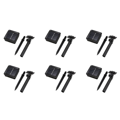 6X Solar String Lights, 10M 100LED Outdoor String Lights, Waterproof Decorative String Lights (Warm White)