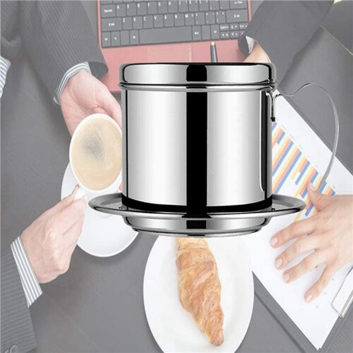 5X Vietnamese Coffee Filter Portable Coffee Press Maker Reusable Phin Infuser Strainer Pot Coffee Drip Brewer