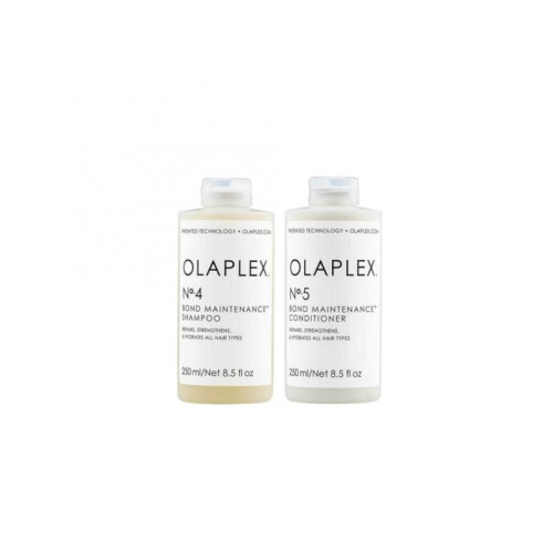 OLAPLEX No.4 And 5 Bond Maintenance Shampoo And Conditioner 1