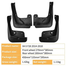 Gilt für BMW X4 X F26 2014-2018 Normal Edition Kotflügel Peacon Vorder- und Hinterreifen