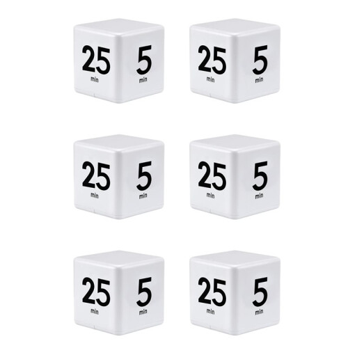 6X  Timer Kitchen Timer  Management Timer for  Management and Countdown 25-5-45-15 Minutes