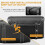 Applicable Motorcycle PU Front Fork Bag NICECNC Leather Handlebar Waterproof Universal Tool Sissy Bar 4