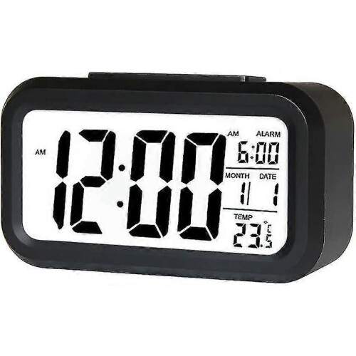 Alarm Clock Led Digital Alarm Clock Large Display Snooze Night Light Battery