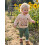 (2-3 Years, Apricot) Boy Fall Outfits Animal Print Long Sleeve Pullover Solid Pants 2 Pcs Set 5