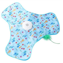 Interactive Toys,Automatic Toy for Indoor Cats with Moving Feather, Hide and Seek Cat Toy for Hunting Instincts Exercise