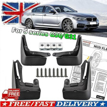 Gäller för BMW 5-serie G30 G31 Sedan Touring Set Stänkskydd Stänkskydd Storbritannien