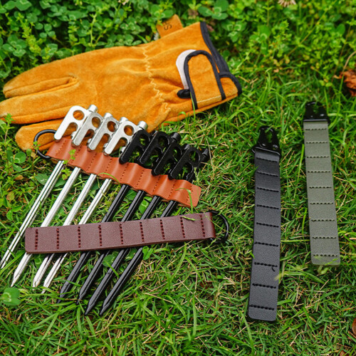 4St Camping Tent Spijkerhouder Leren Ketting 2