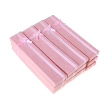 12St Roze Sieraden Cadeauverpakking Met Foam En Satijnen Voering