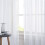 Window White Sheer Curtains 84 Inches Long 10 Panels Sheer White Curtains Clear Curtains Basic Rod Pocket Panel 5