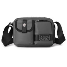 (Stil D-Grau) WEPOWER 1862 Herren Stilvolle Freizeit-Umhängetasche aus Nylon, Schultertasche - Army