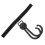 Multifunctionele Zwarte Kinderwagenclips Met Polyester 1
