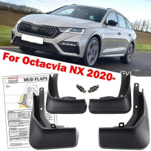 Applies to Set For Skoda Octavia NX 2020-2022 Front Rear Mud Flaps Splash Guards Mudguards