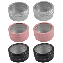 6St Aluminium Bead Organizer Ronde Opbergdoosjes Voor Knutselen Thuis