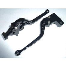 YAMAHA MT-09 2014-2020 LONG BLACK BRAKE CLUTCH LEVERS SET RACE TRACK ROAD R12B2