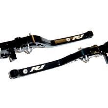 YAMAHA R1 R1M R1S 2015 & 2021 BRAKE CLUTCH LONG ENGRAVED LEVER SET TRACK ROAD