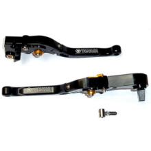YAMAHA XSR900 2022-2024 FOLDING EXTENDING BRAKE + CLUTCH LEVERS WITH PUSH ROD