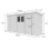 15 x 4 Pent Shed Tanalised (Single Door, With Windows) 4