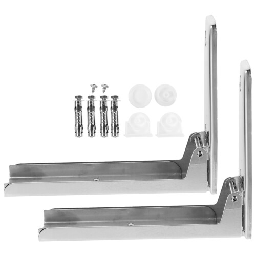 1Set Rvs Uitschuifbare Muurrek Vouwbare Keuken Organizer