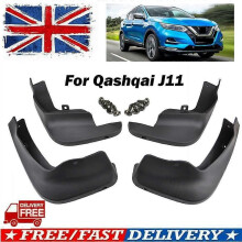 Applies to UKSTOCK MUD FLAPS SPLASH GUARD FOR NISSAN QASHQAI J11 2014-2020 SET FRONT REAR