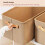 Multi-Functional Closet Organizer,Steel Ring Storage Box, Fabric Folding Bedroom Wardrobe Clothes Storage Box B 3