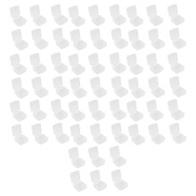 60 Sztuk Plastikowe Przezroczyste Pudełko do Przechowywania Małych Przedmiotów, Koralików, Biżuterii, Wizytówek
